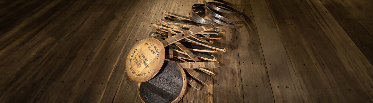 Kentucky Bourbon Barrel Shelf- Reclaimed Wood- Black Pipe Hardware