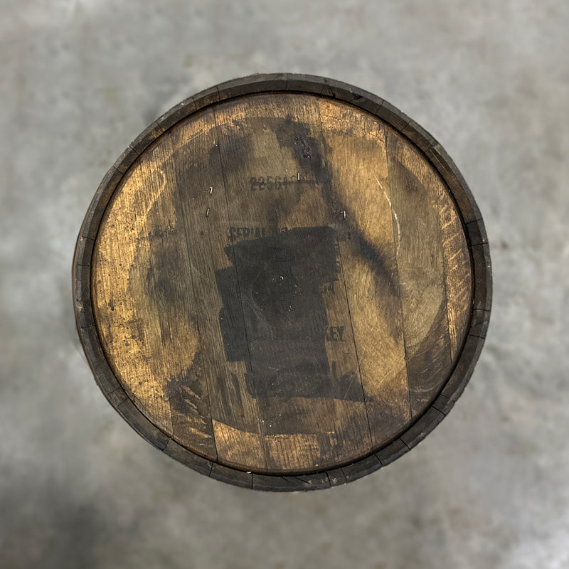 Head of a Golden Moon Distillery Rum Cask Finished Bourbon Barrel