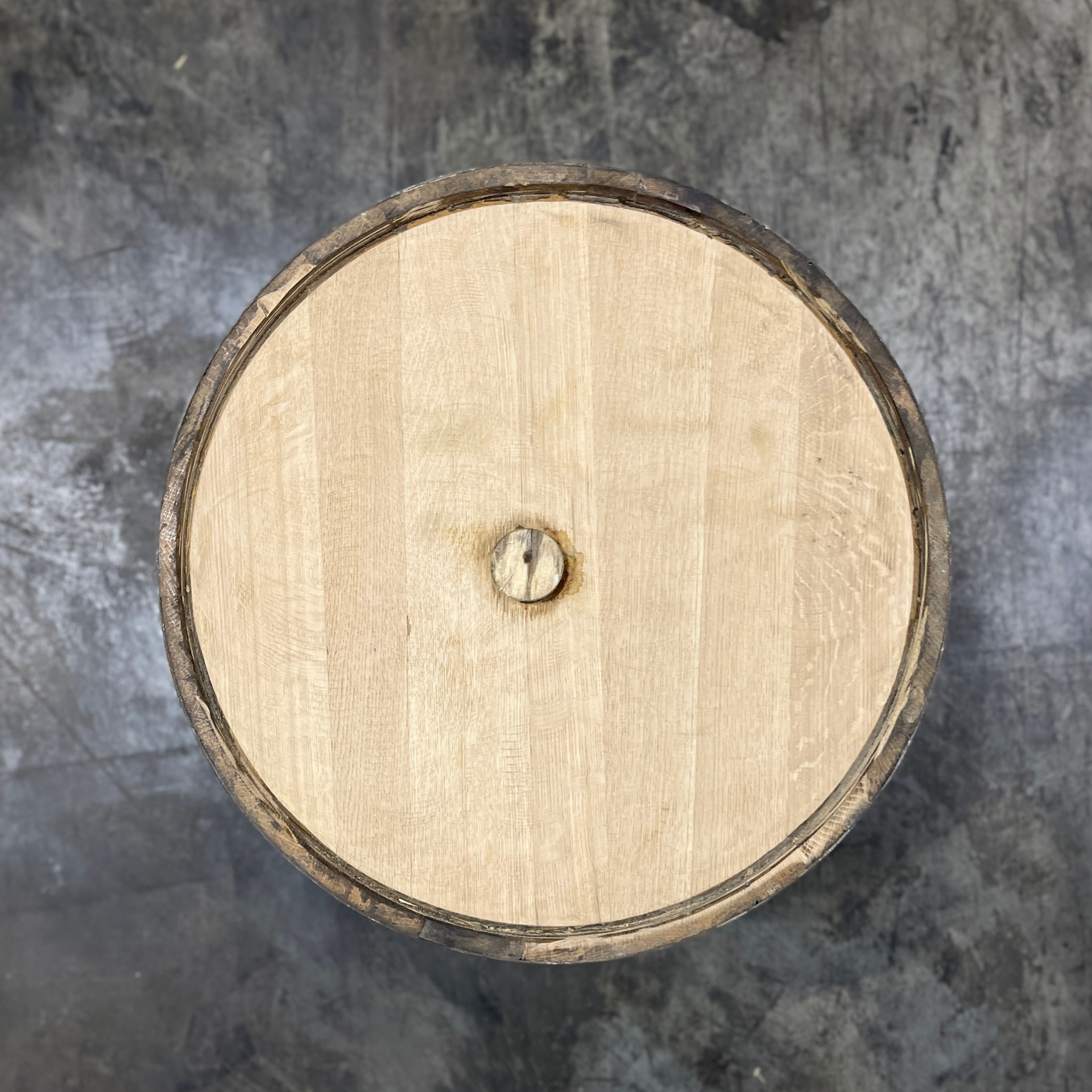 Kentucky Bourbon Barrel With Head & Belly Bungs - Fresh Dumped, Once Used