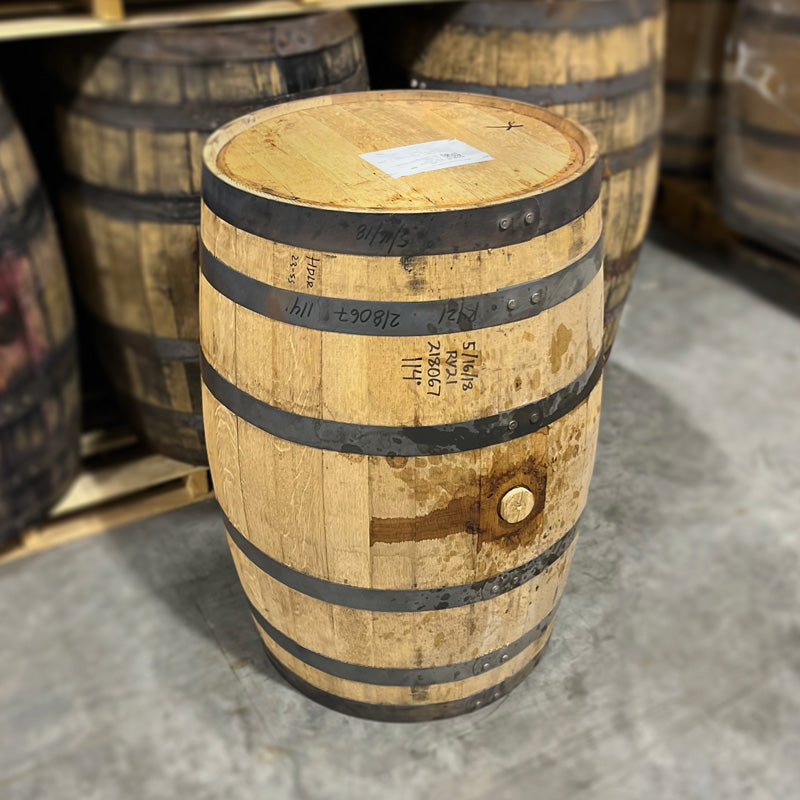 Head and side of a Cat Head Distillery Chicory Barrel