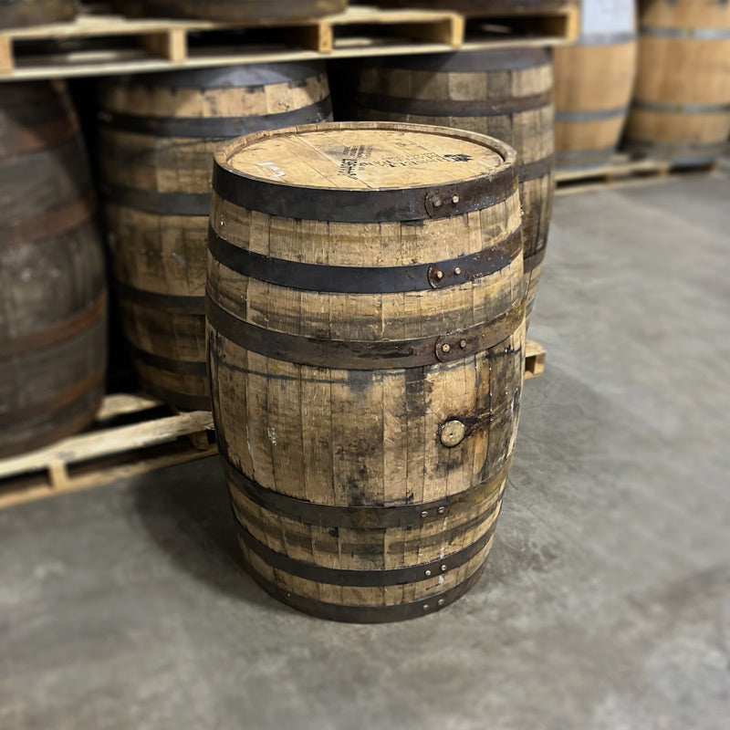 Head and side of a Bissell Maple Syrup Barrel ex-bourbon