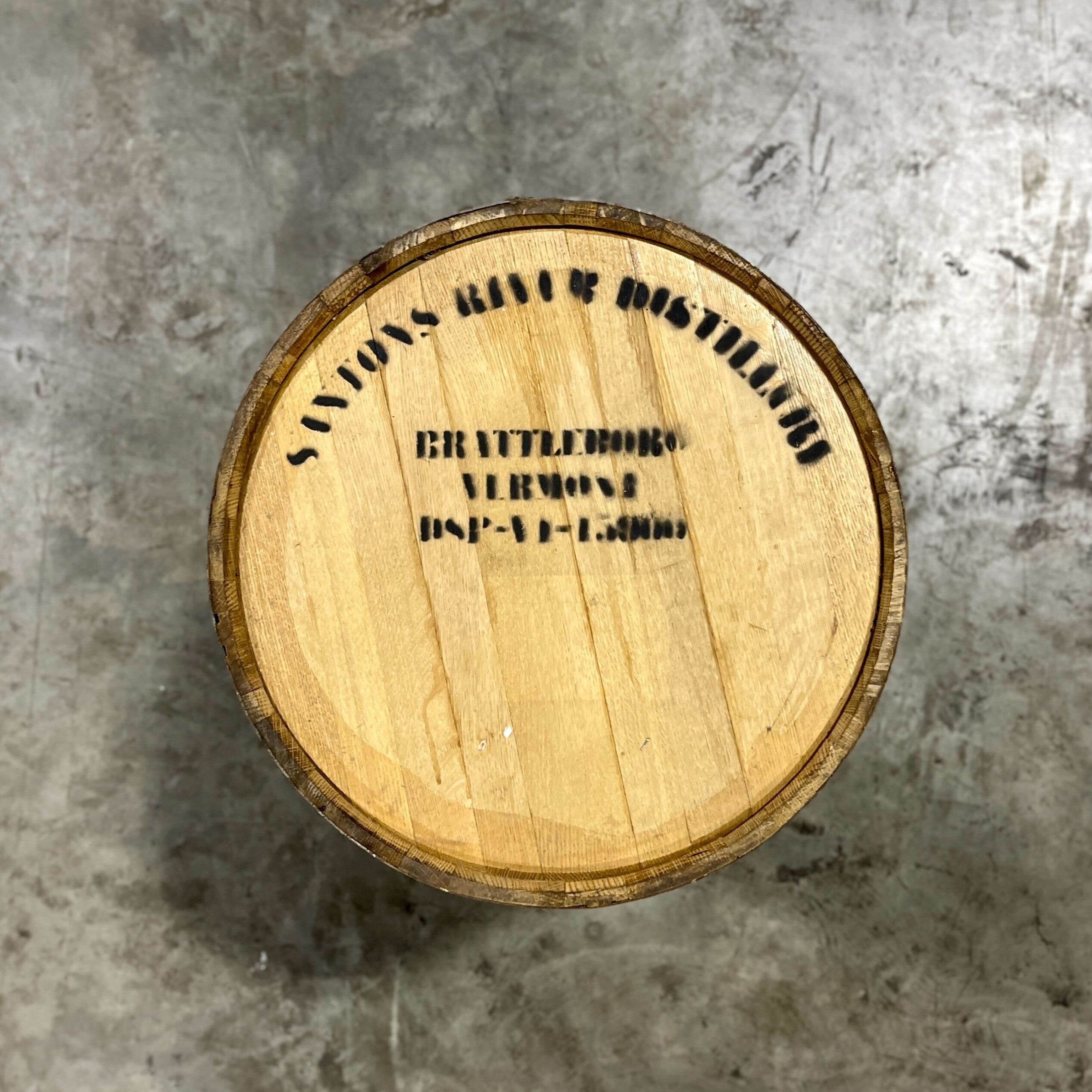 Saxtons River 53 Gallon Maple Liqueur Barrel - Fresh Dumped