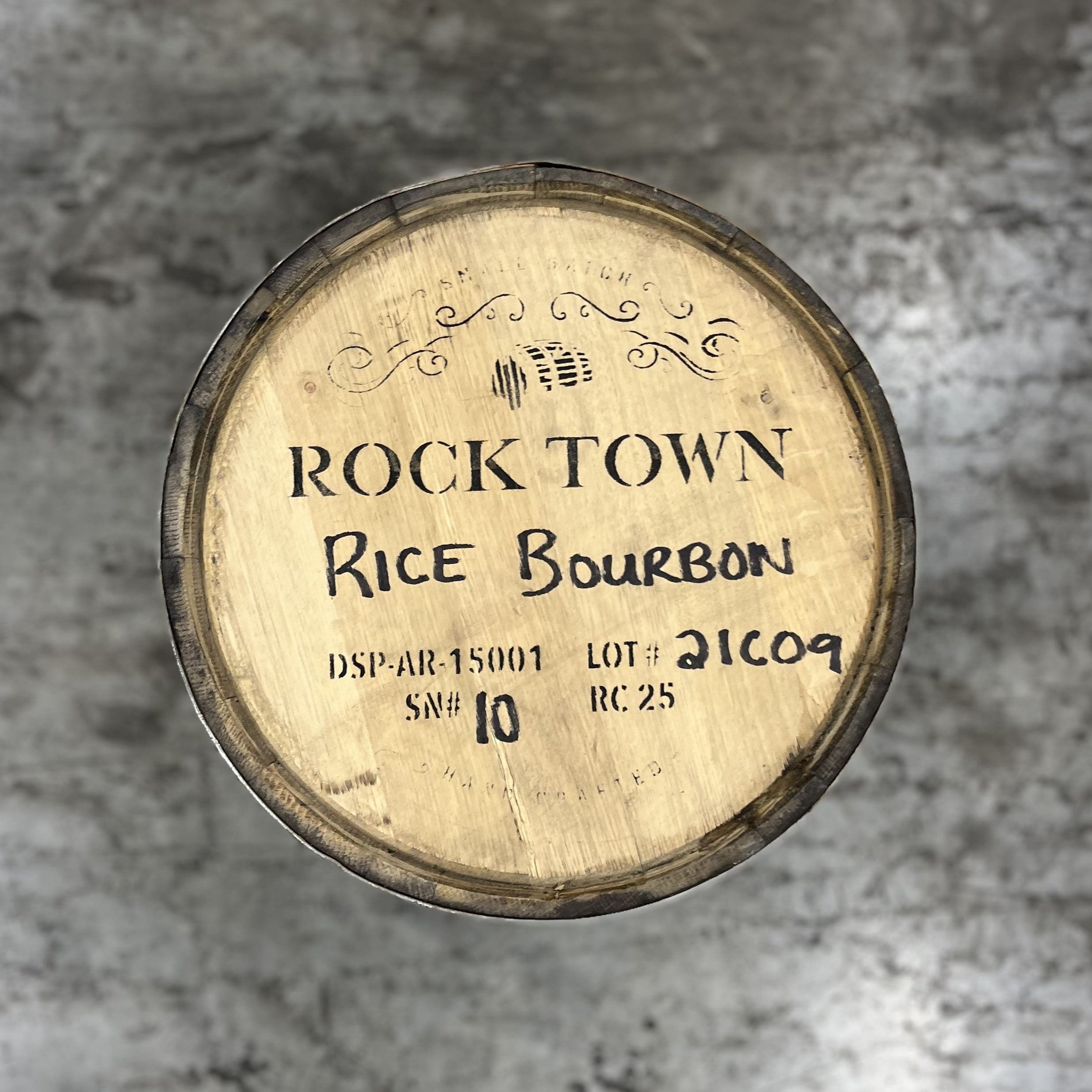 25 Gallon Rocktown Distillery Rice Bourbon - Fresh Dumped, Once Used
