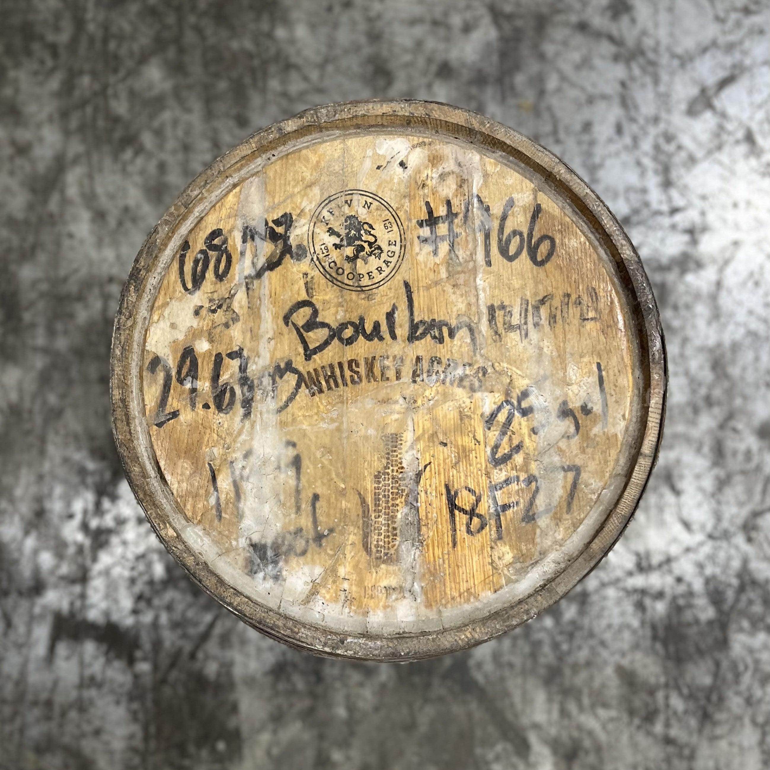 25 Gallon Whiskey Acres Bourbon Barrel - Fresh Dumped, Once Used