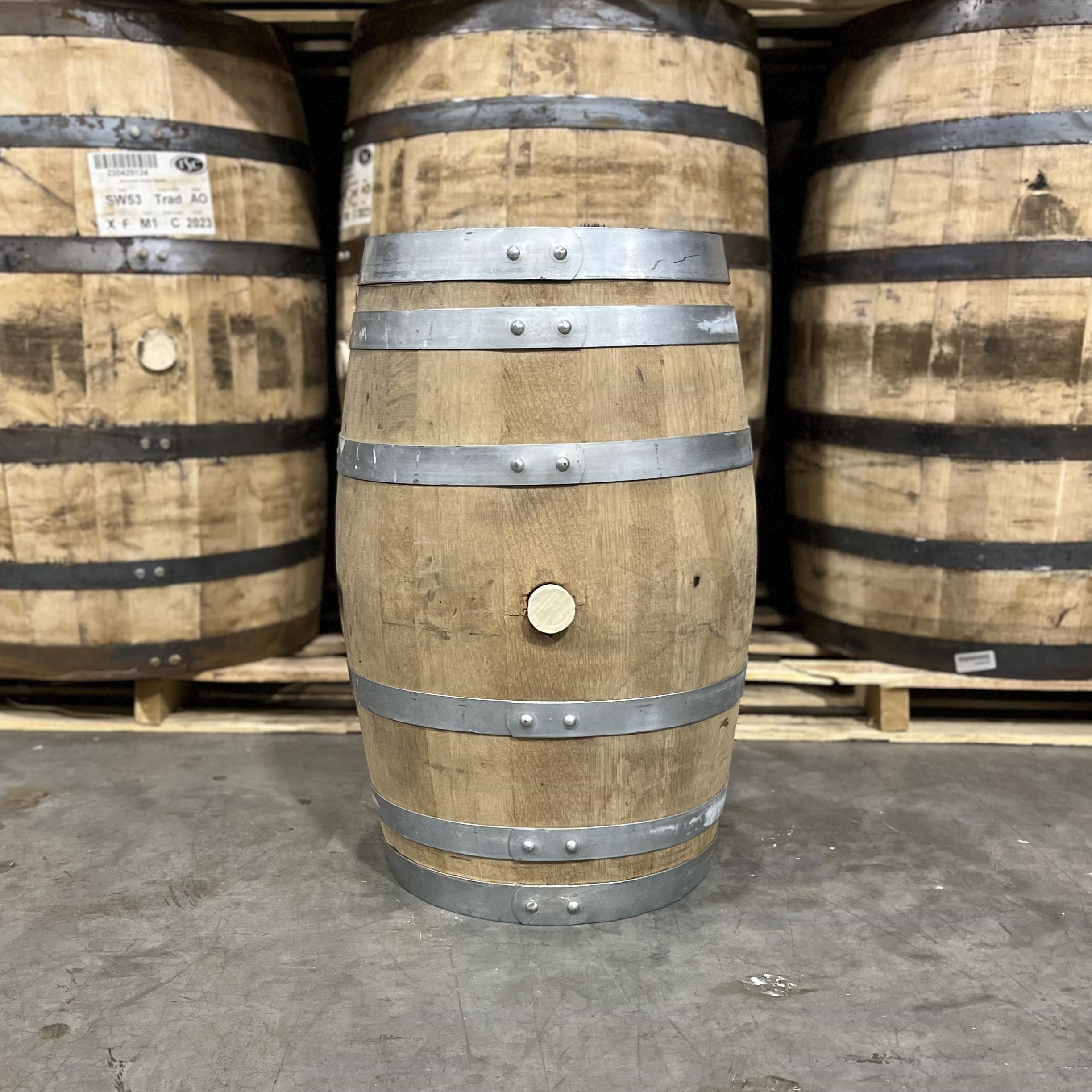 15 Gallon Log Still Bourbon Barrel - Fresh Dumped, Once Used