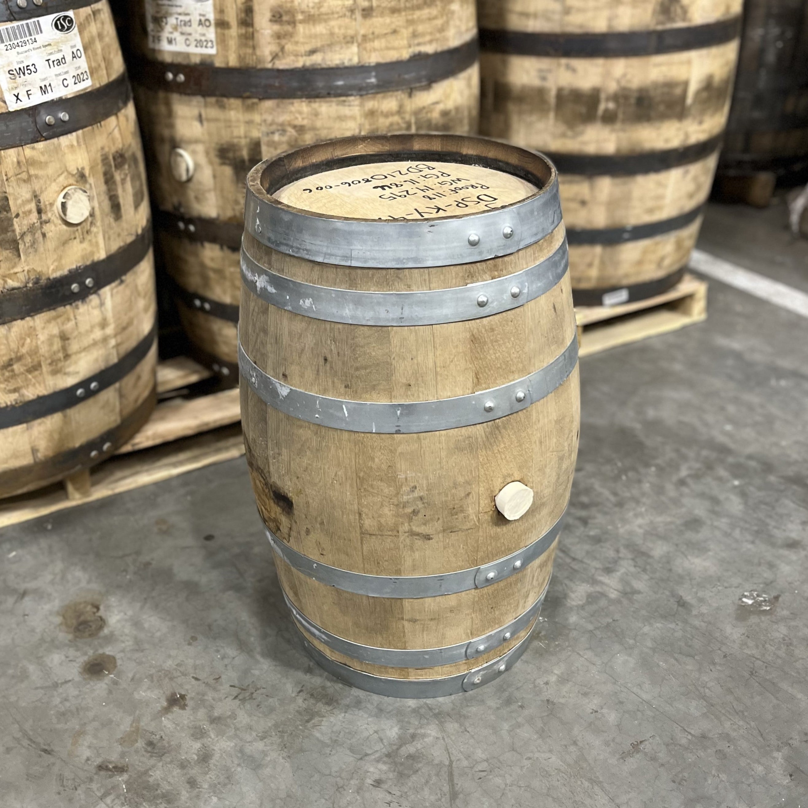 15 Gallon Log Still Bourbon Barrel - Fresh Dumped, Once Used