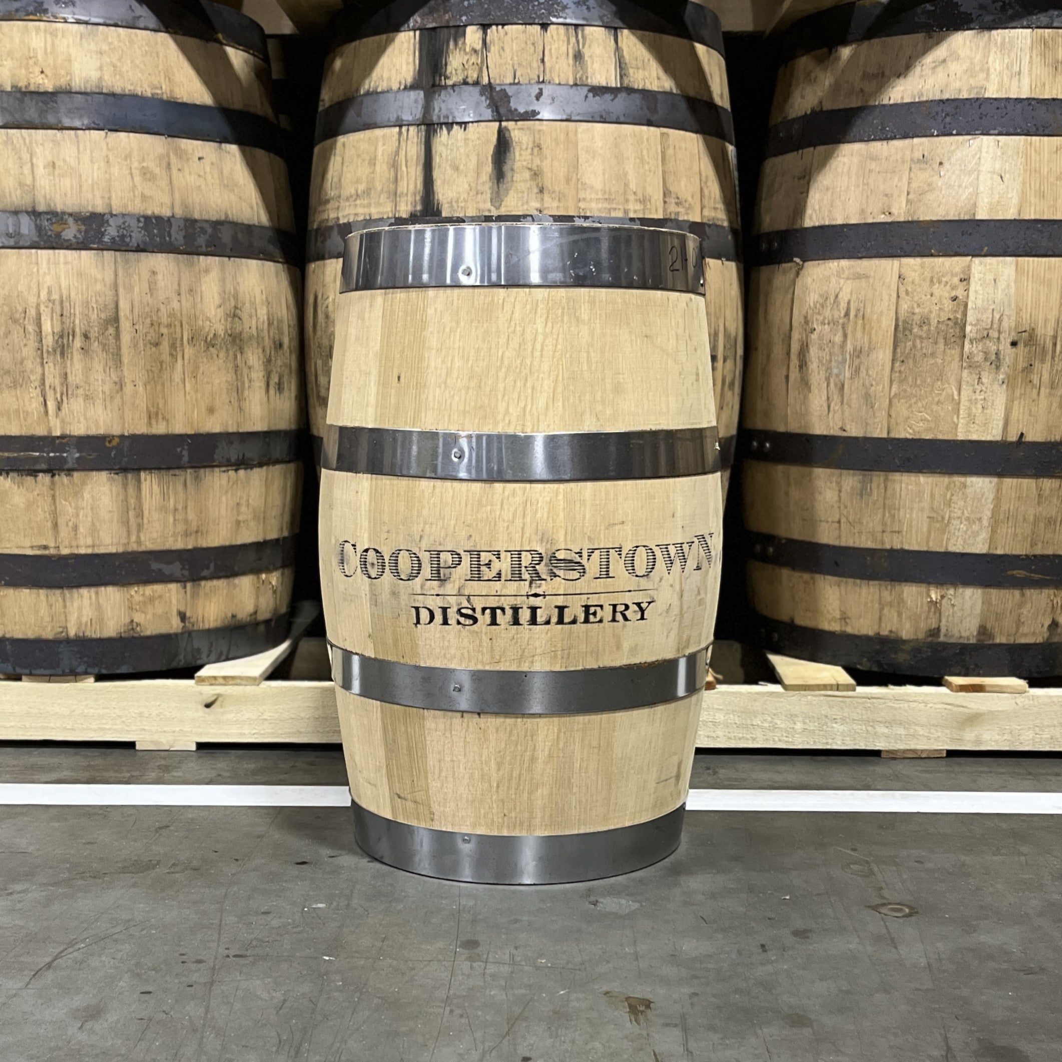 16 Gallon Cooperstown Distillery Bourbon Barrel - Fresh Dumped, Once Used