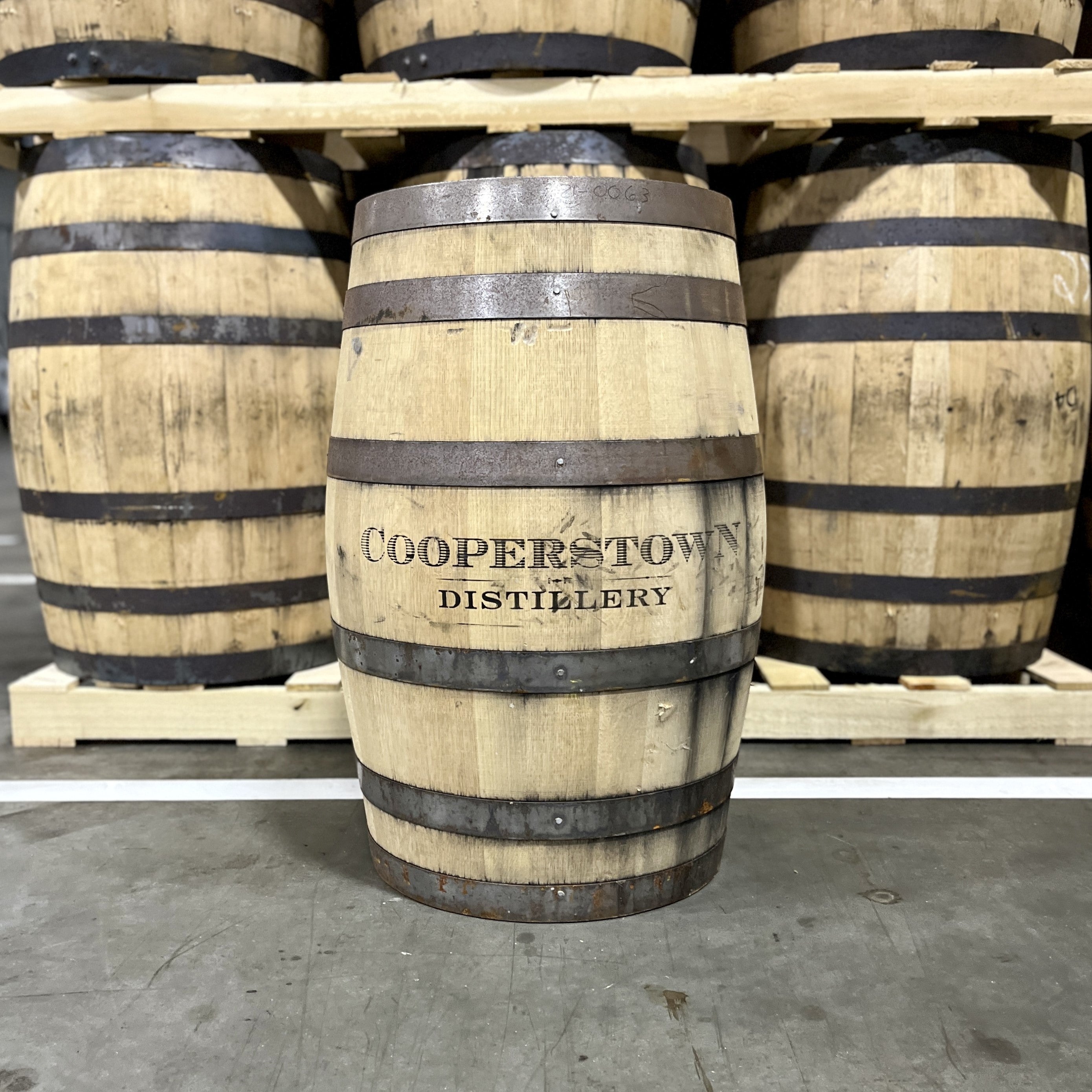 30 Gallon Cooperstown Distillery Bourbon Barrel - Fresh Dumped, Once Used