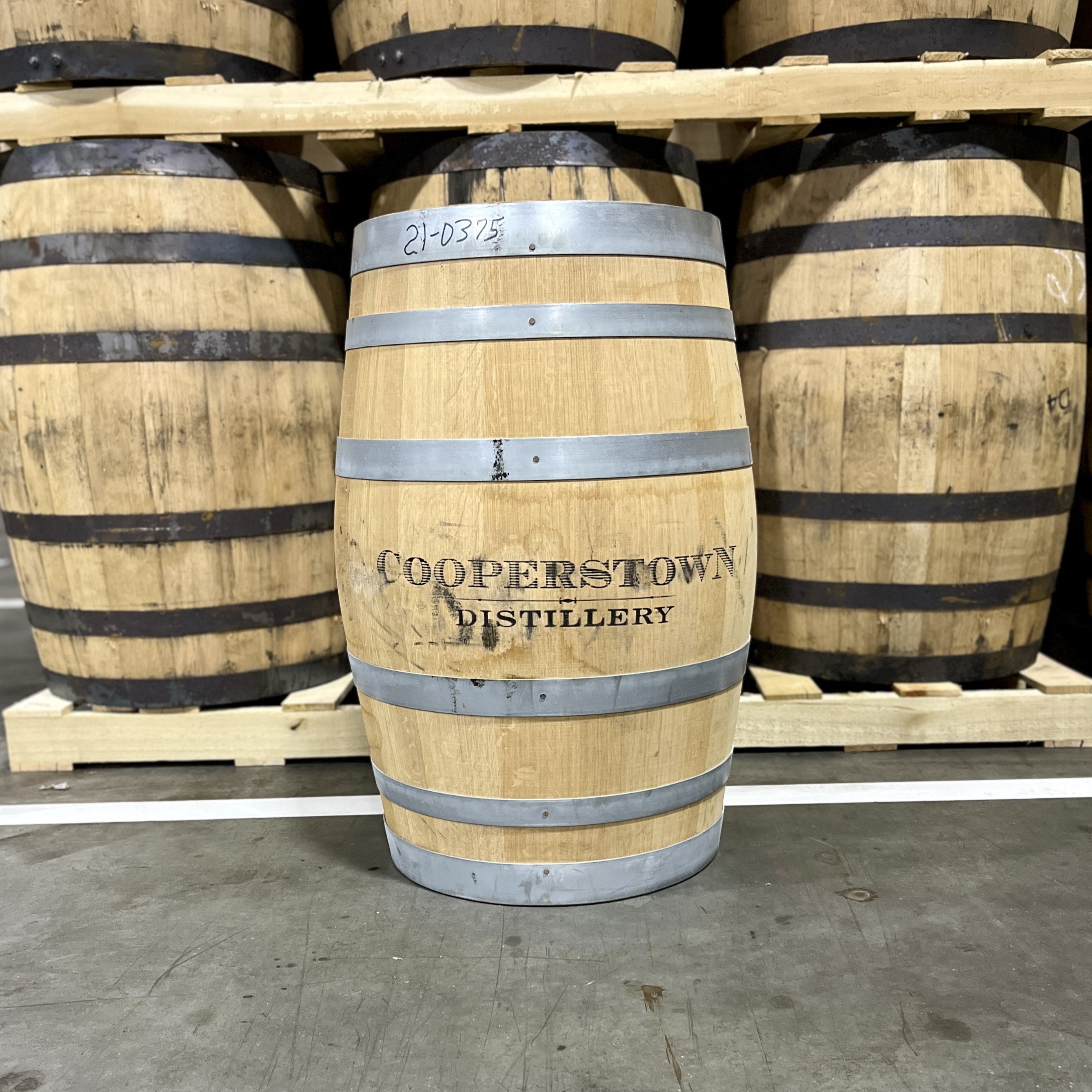 30 Gallon Cooperstown Distillery Bourbon Barrel - Fresh Dumped, Once Used