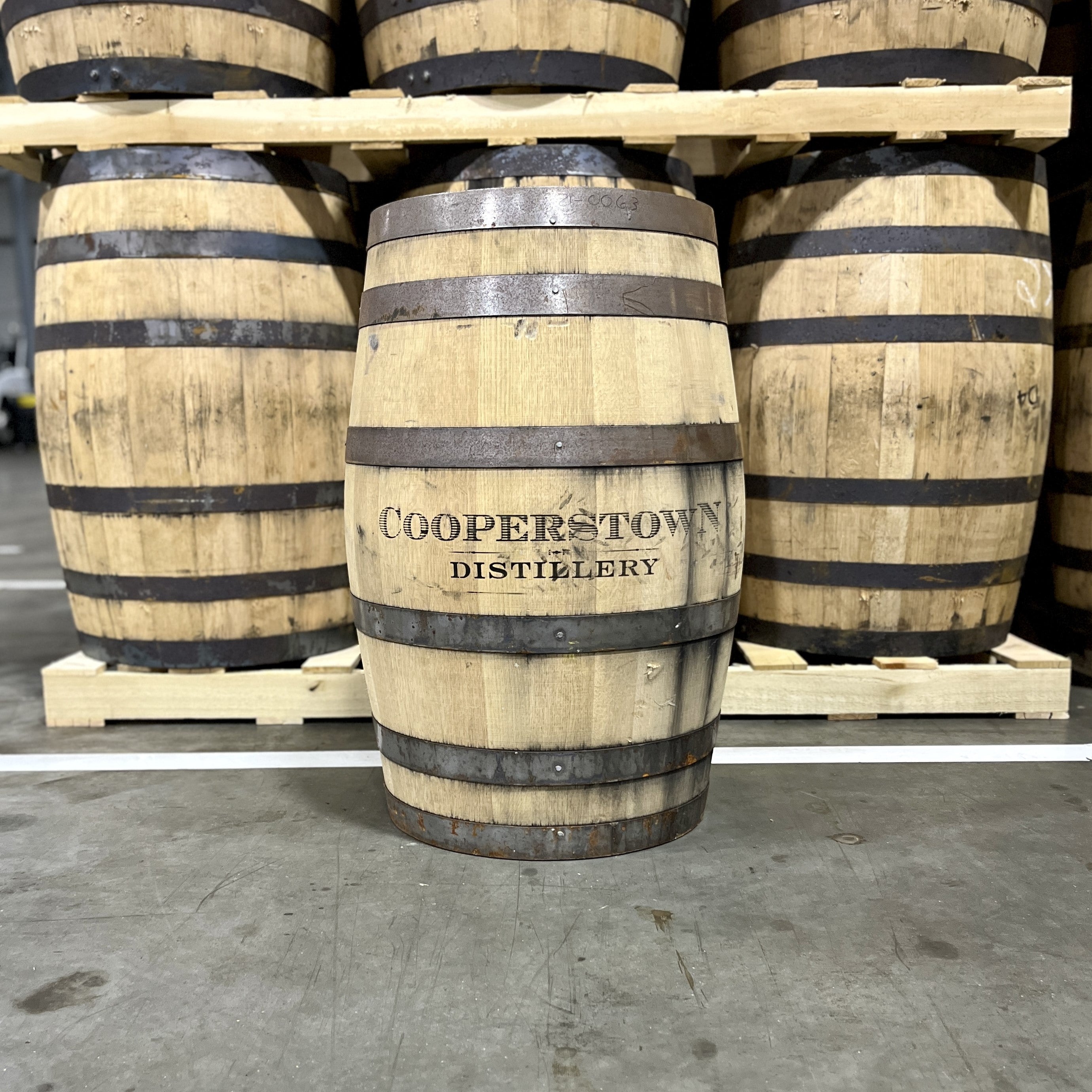 30 Gallon Cooperstown Distillery Rum Barrel - Fresh Dumped