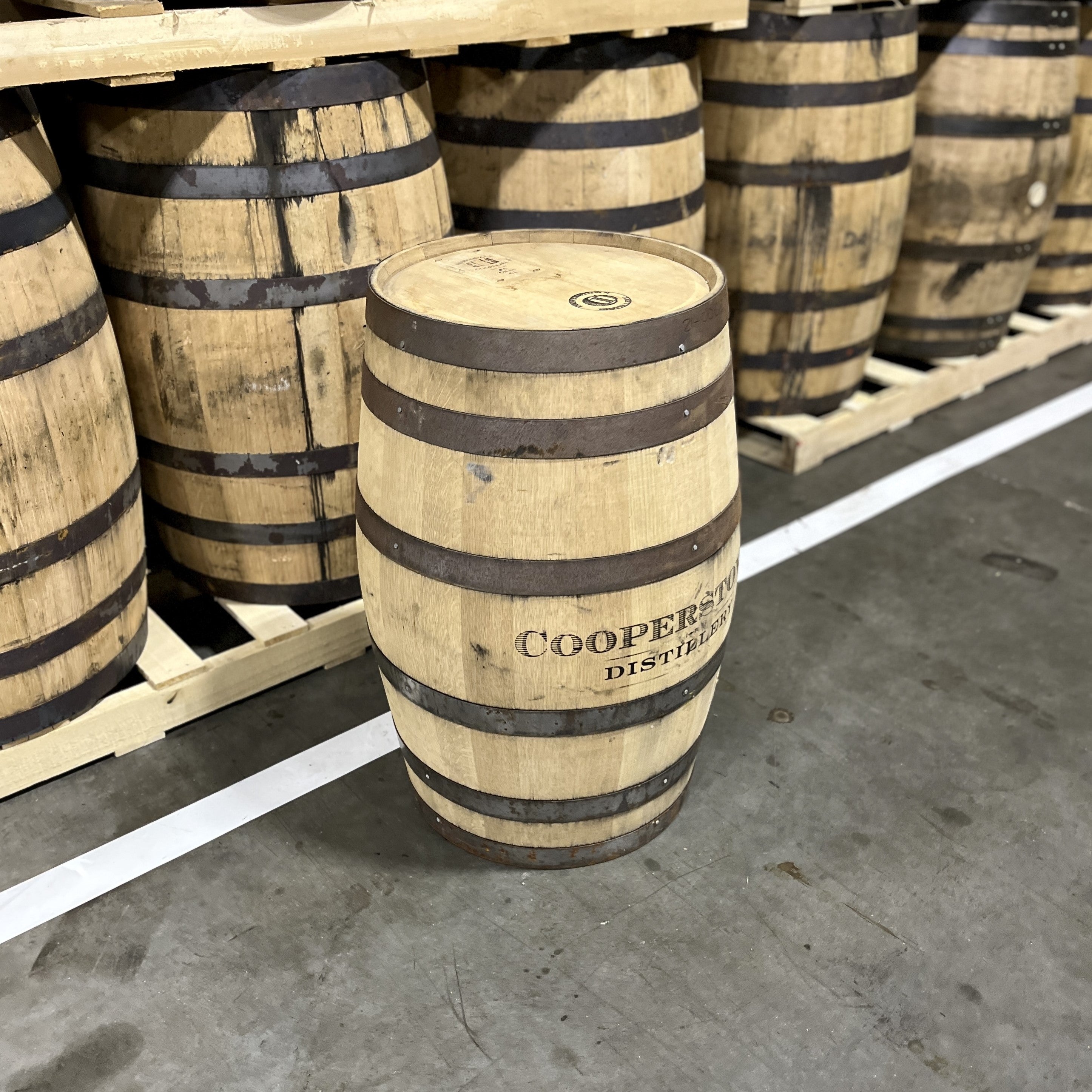 30 Gallon Cooperstown Distillery Rum Barrel - Fresh Dumped