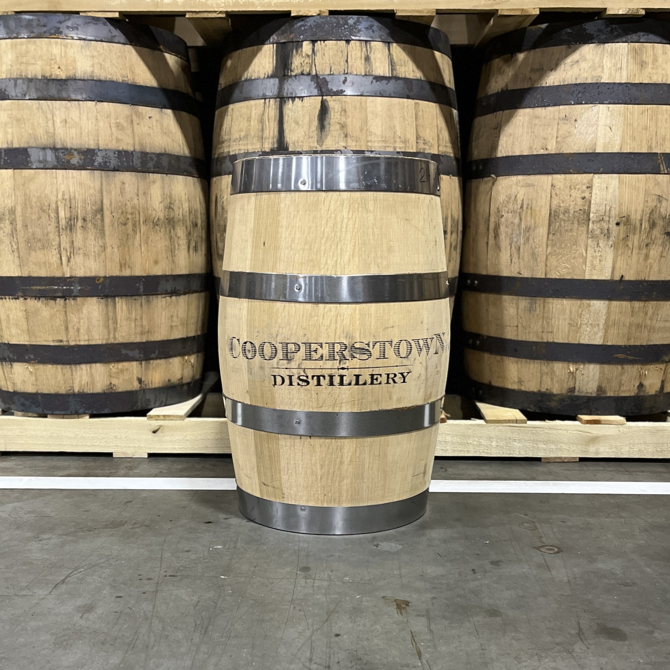 16 Gallon Cooperstown Distillery Single Malt Whiskey Barrel - Fresh Dumped