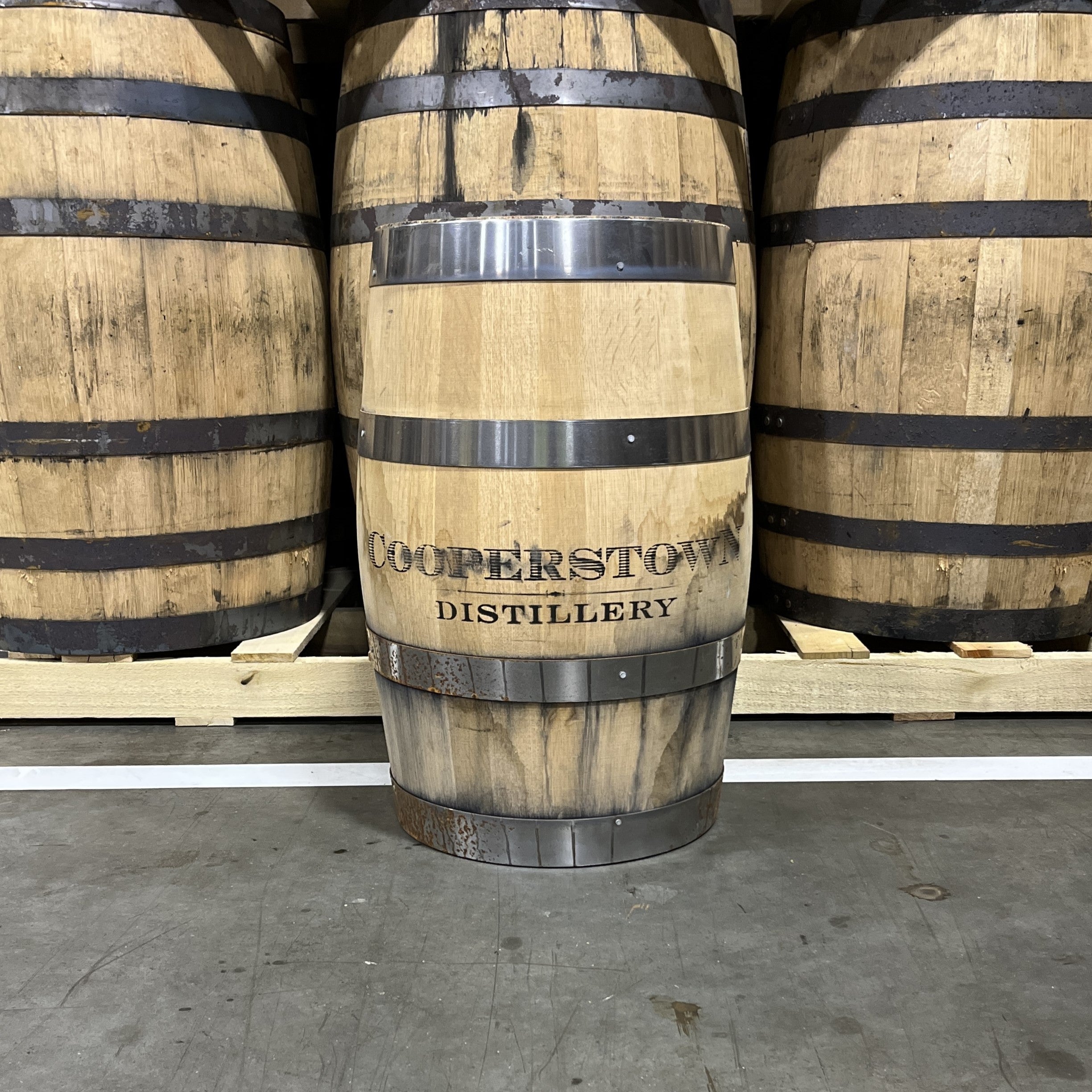16 Gallon Cooperstown Distillery Single Malt Whiskey Barrel - Fresh Dumped