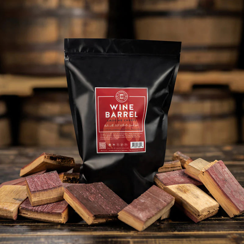 Red Wine Barrel BBQ Smoking Wood Chunks