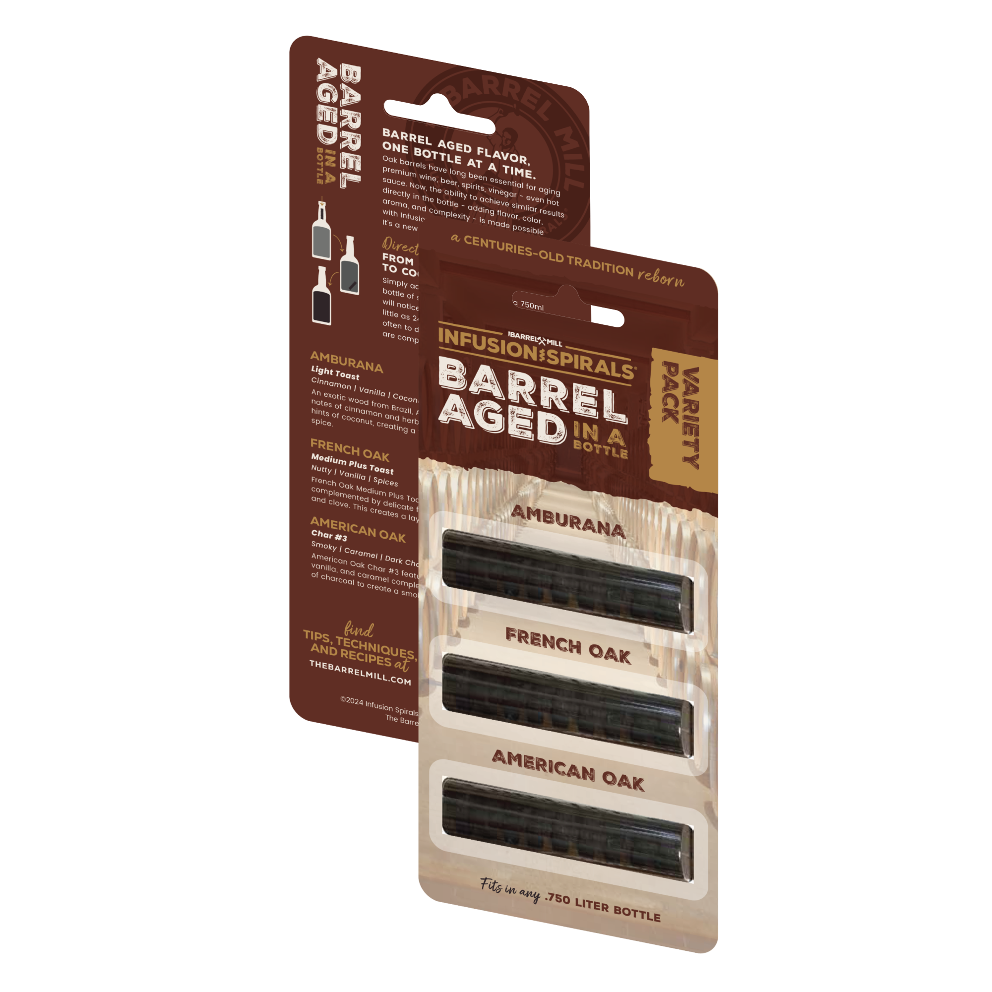 Bottle Pack - 2.5" Spirals, Variety