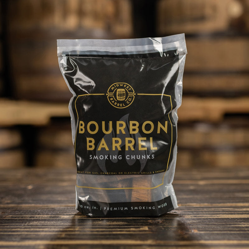 Genuine Kentucky Bourbon Barrel BBQ Smoking Wood Chunks Midwest