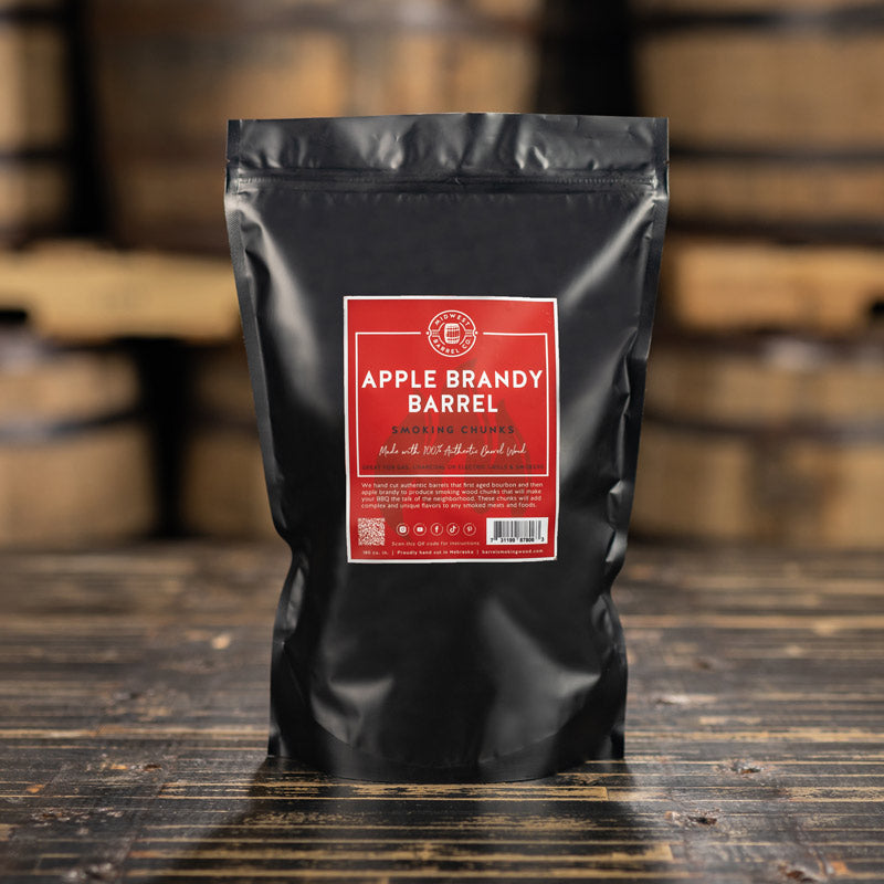 Apple Brandy Barrel BBQ Smoking Wood Chunks