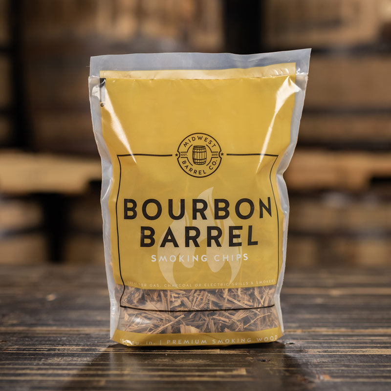 Genuine Kentucky Bourbon Barrel BBQ Smoking Wood Chips
