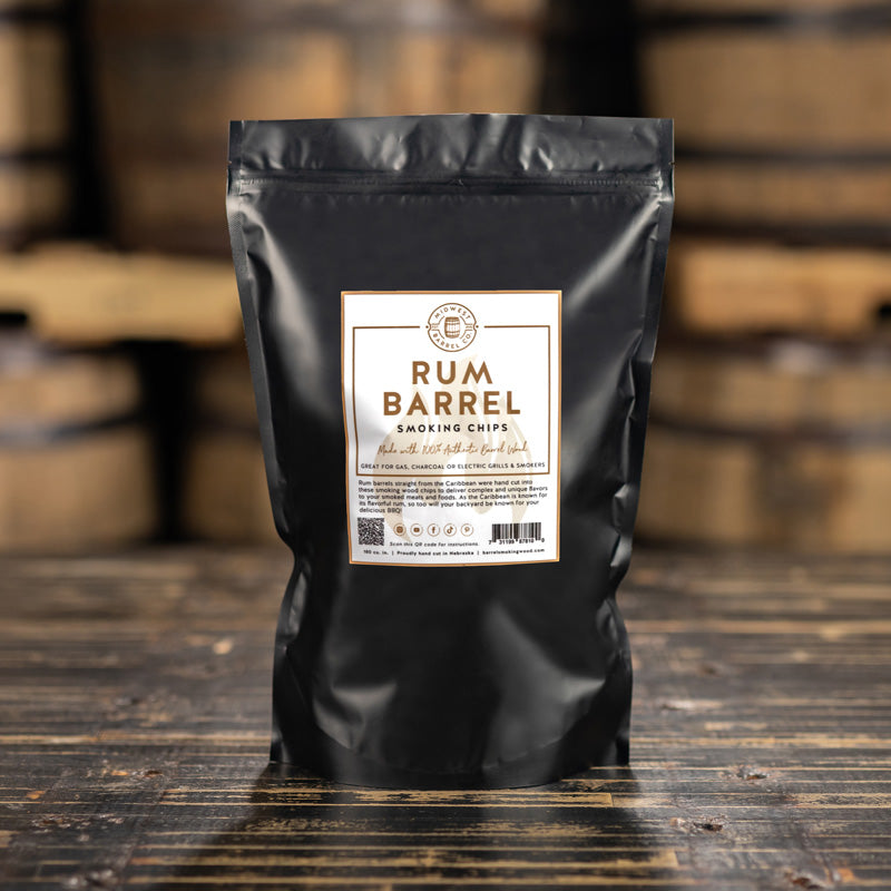 Bag of Genuine Rum Barrel Smoking Wood CHIPS