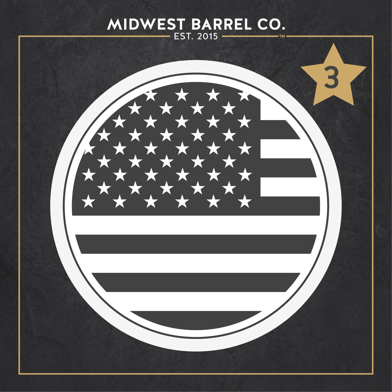Personalized Whiskey Barrel Head