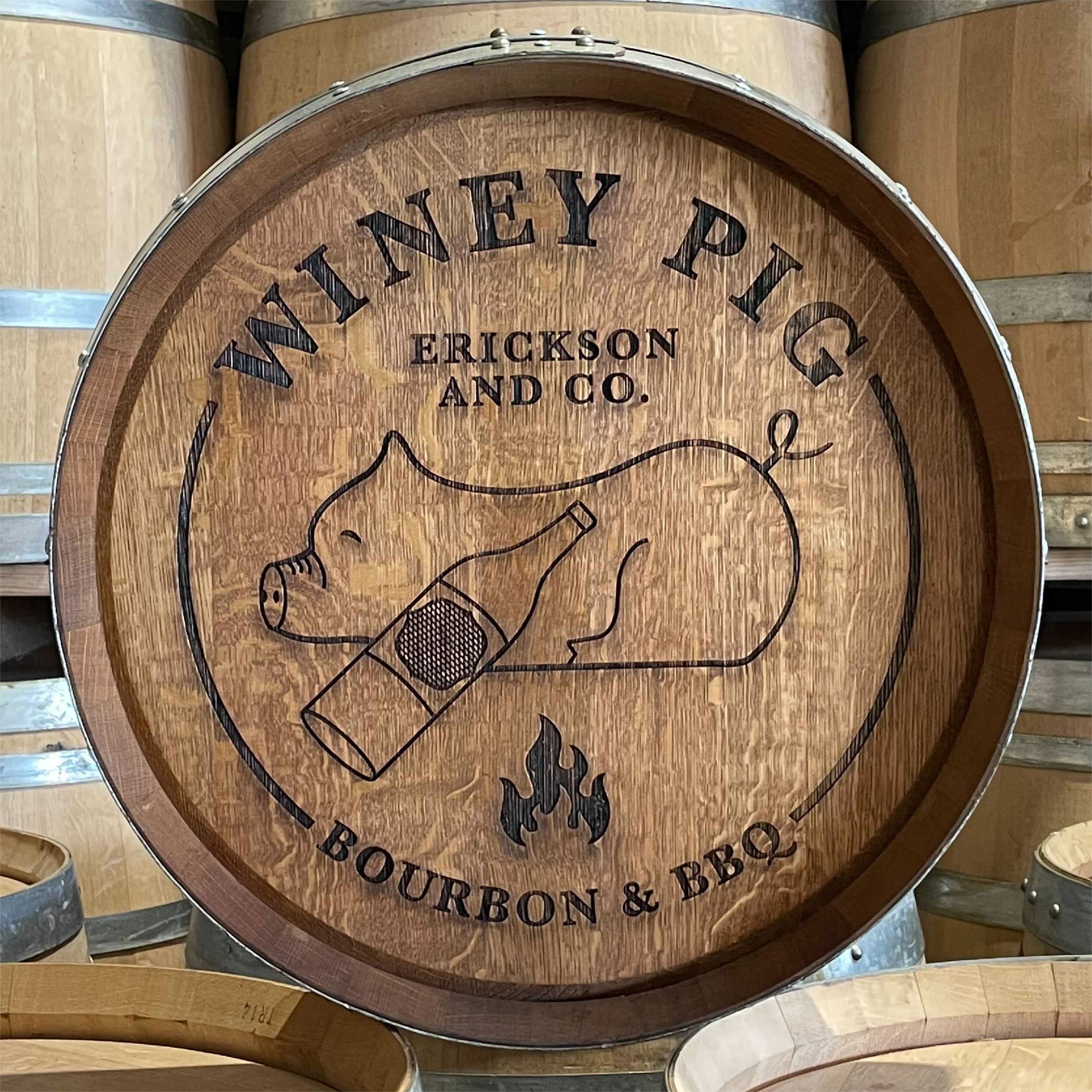 Personalized Whiskey Barrel Head - Custom Design