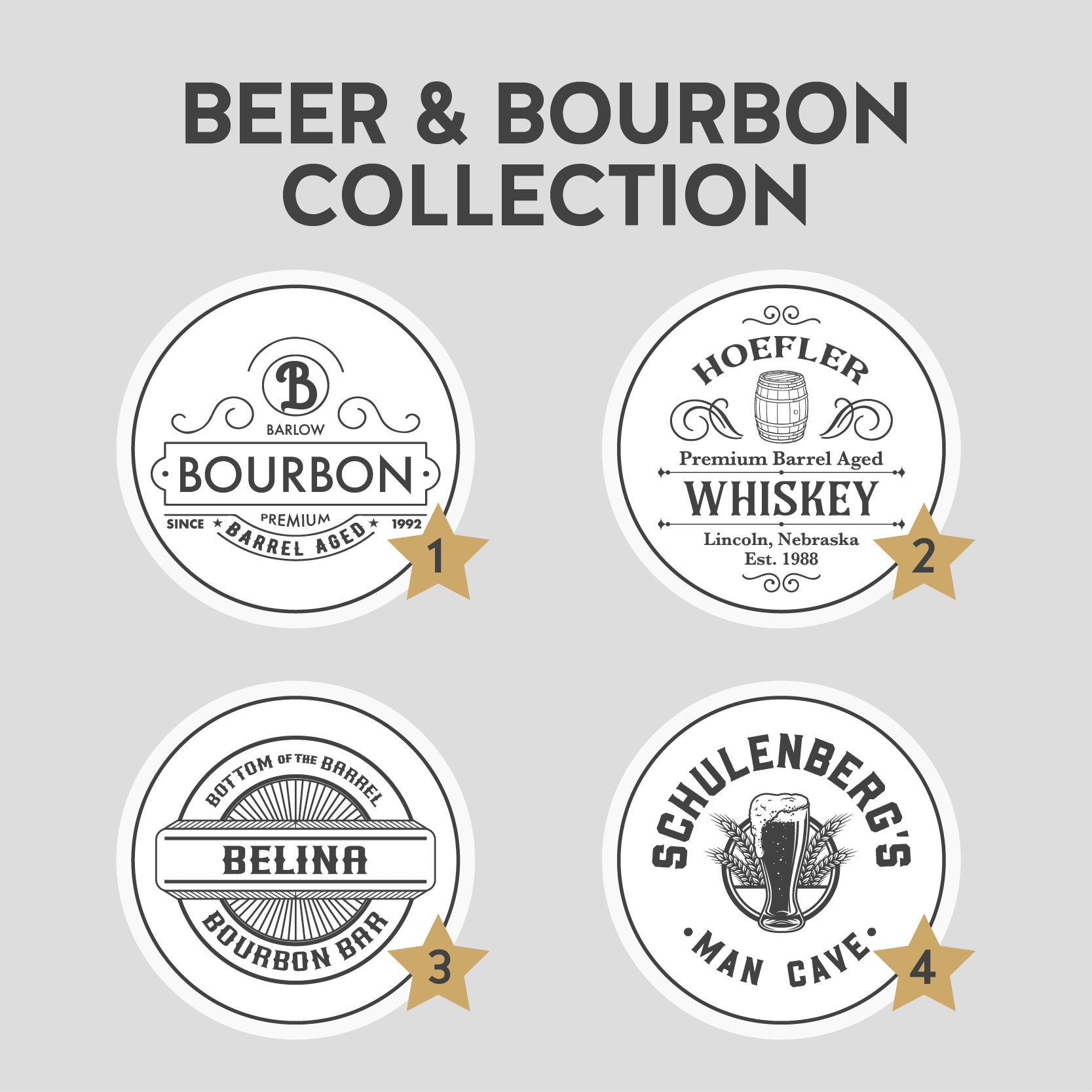 Personalized Full Size Bourbon/Whiskey Barrel