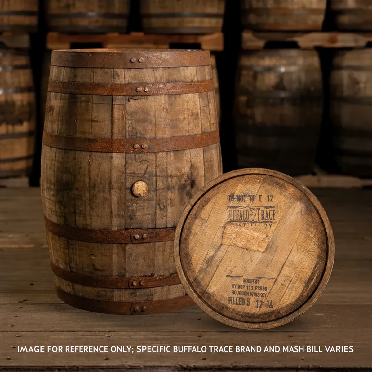 Buffalo Trace Decor Barrel