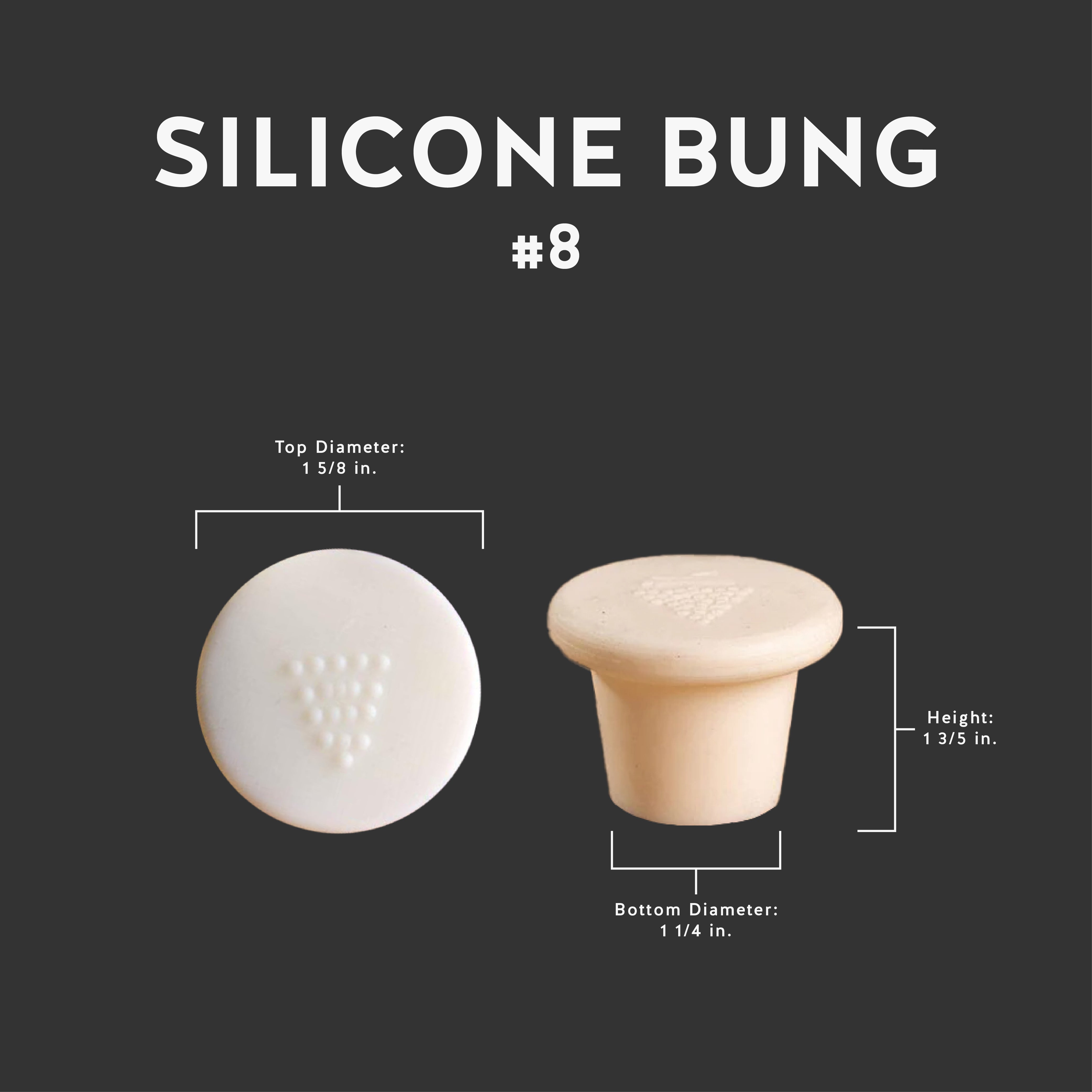 Standard Silicone Bung #8