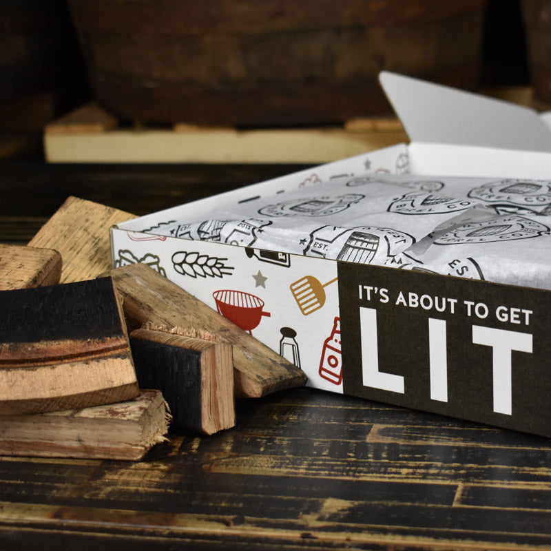 Barrel BBQ Smoking Wood Chunks Gift Set