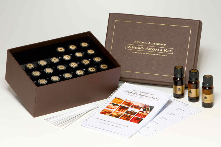 Whiskey Aroma Recognition Training Kit - 24 Signature Aromas of Scotch and Irish Whiskey