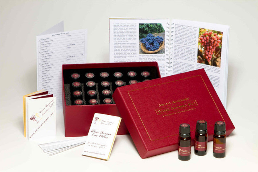 Wine Aroma Recognition Training Kit - 24 Signature Aromas in Reds and Whites
