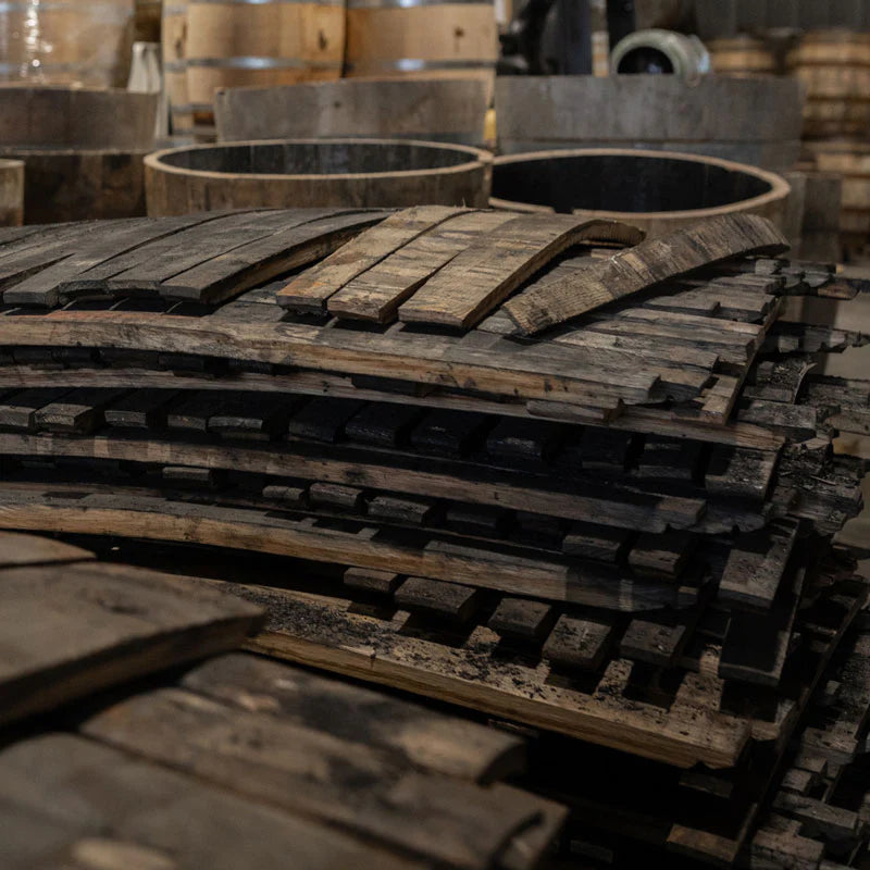 Bourbon/Whiskey Barrel Staves - Full Pallet Quantity - Mostly Narrow Staves