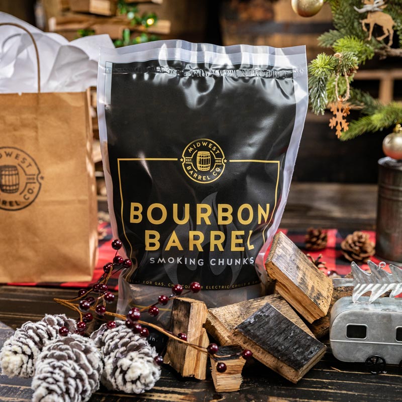 Bourbon Barrel BBQ Smoking Wood Chunks