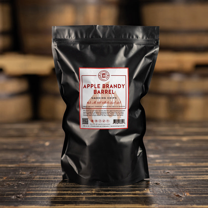 Bag of Apple Brandy Barrel Smoking Wood Chips