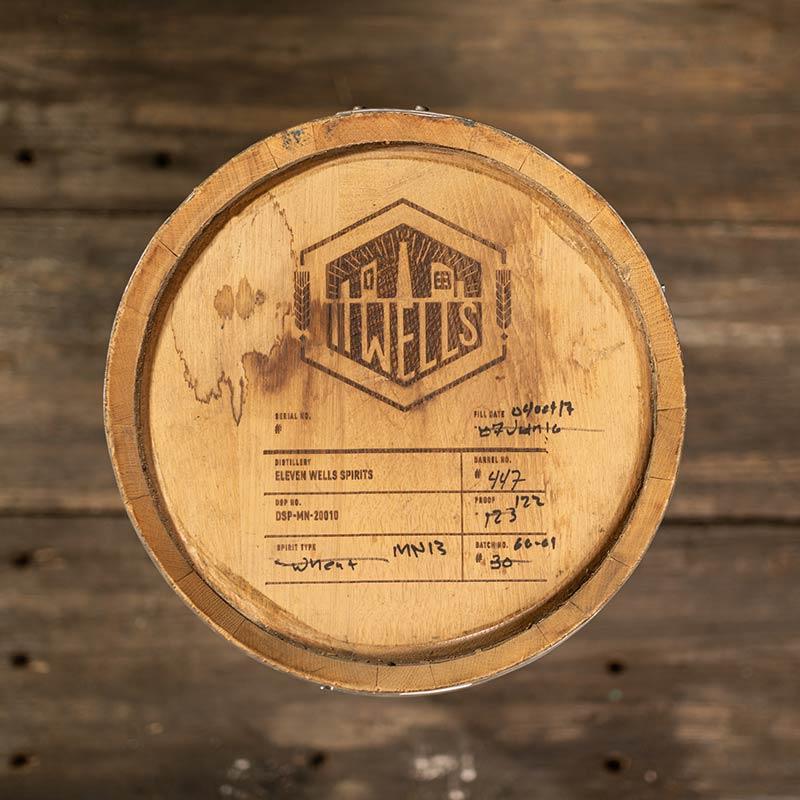 10 Gallon 11 Wells Bourbon Barrel - Fresh Dumped, Once Used
