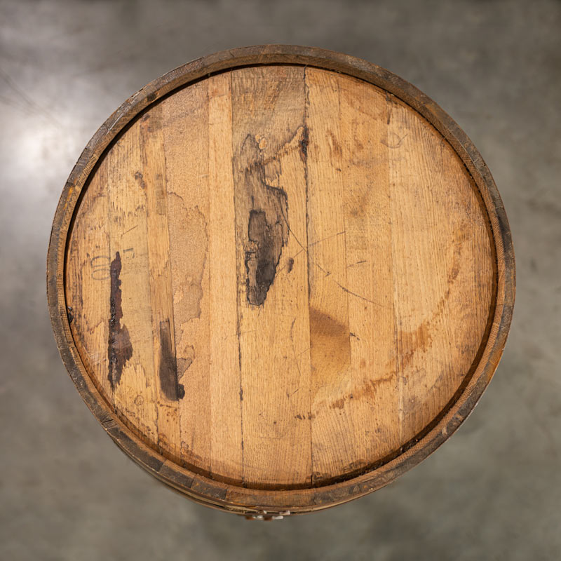 Head of a Templeton 10 Year Reserve Rye Whiskey Barrel Fresh Dumped