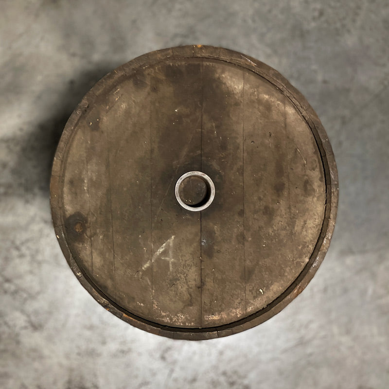 Head of a Virgin Islands Rum Barrel with a head bung