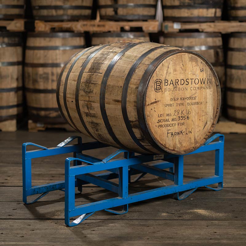 Bardstown Bourbon Barrel - Fresh Dumped, Once Used on rack