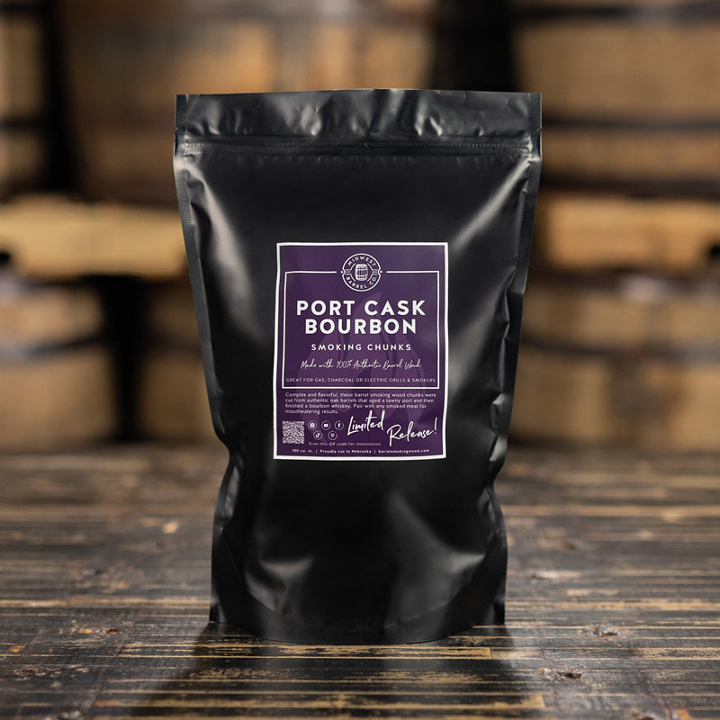 Bag of Port Cask Bourbon BBQ Smoking Wood Chunks