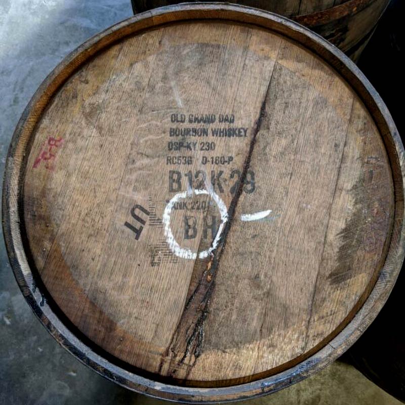 Basil Hayden Bourbon - Fresh Dumped, Once Used
