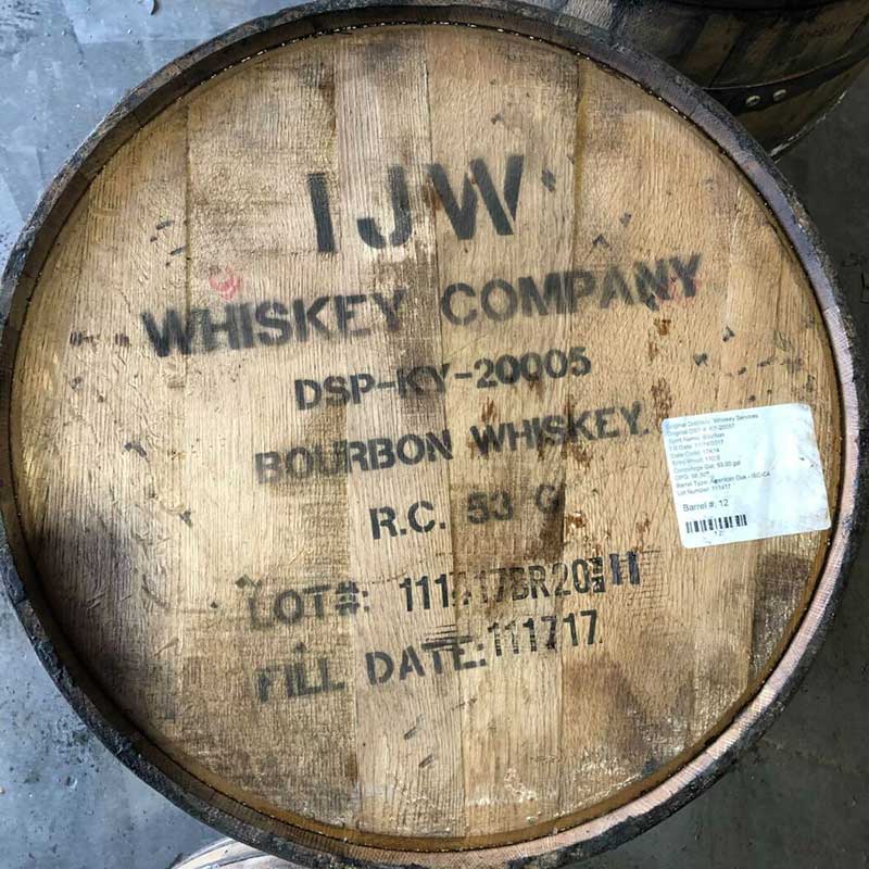IJW Rye Whiskey Barrel - Fresh Dumped, Once Used