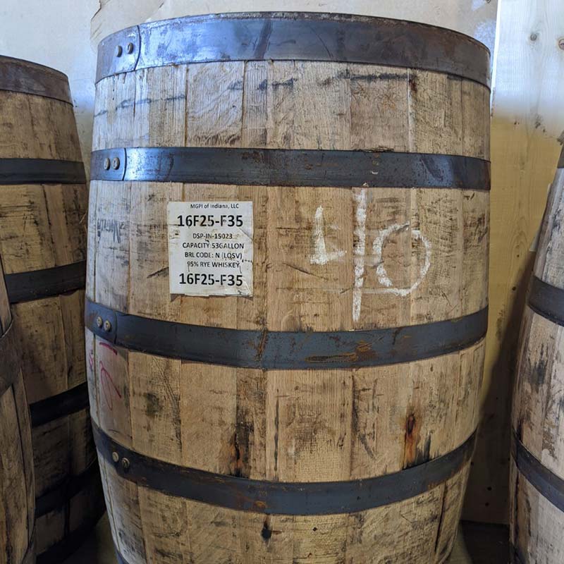MGP Rye Whiskey - Fresh Dumped, Once Used