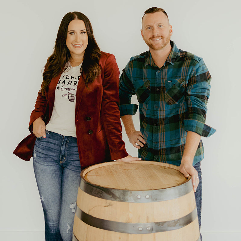 Midwest Barrel Co. Co-Founders Jess and Ben Loseke