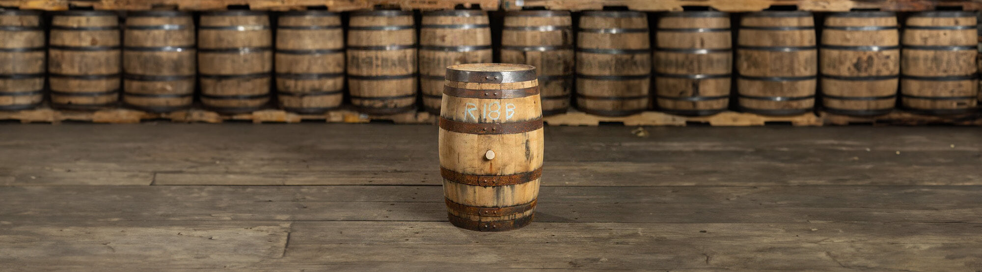 Small format whiskey barrel