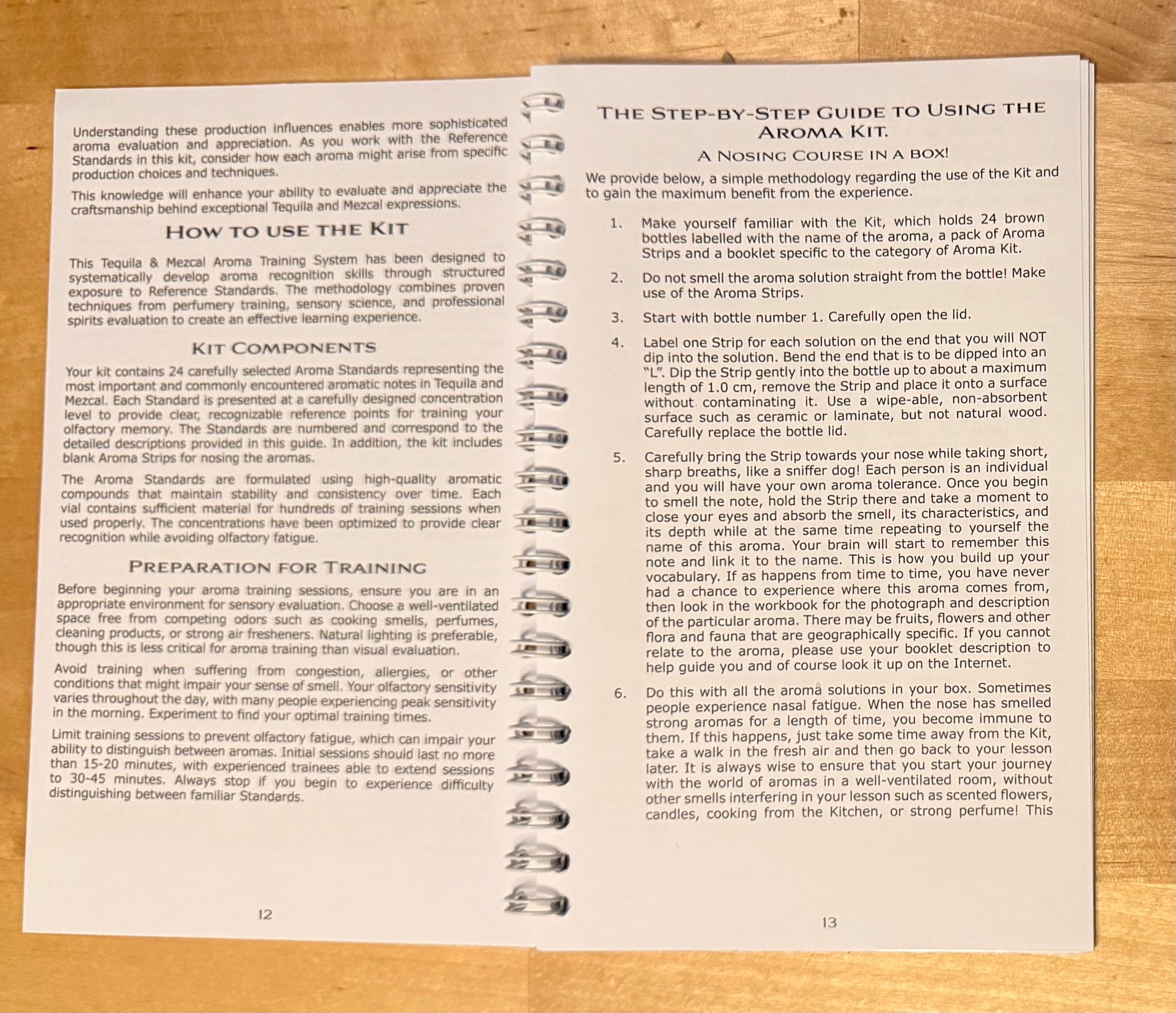 Tequila/Mezcal Aroma Masterclass Kit - 24 Signature Aromas + Training Guide