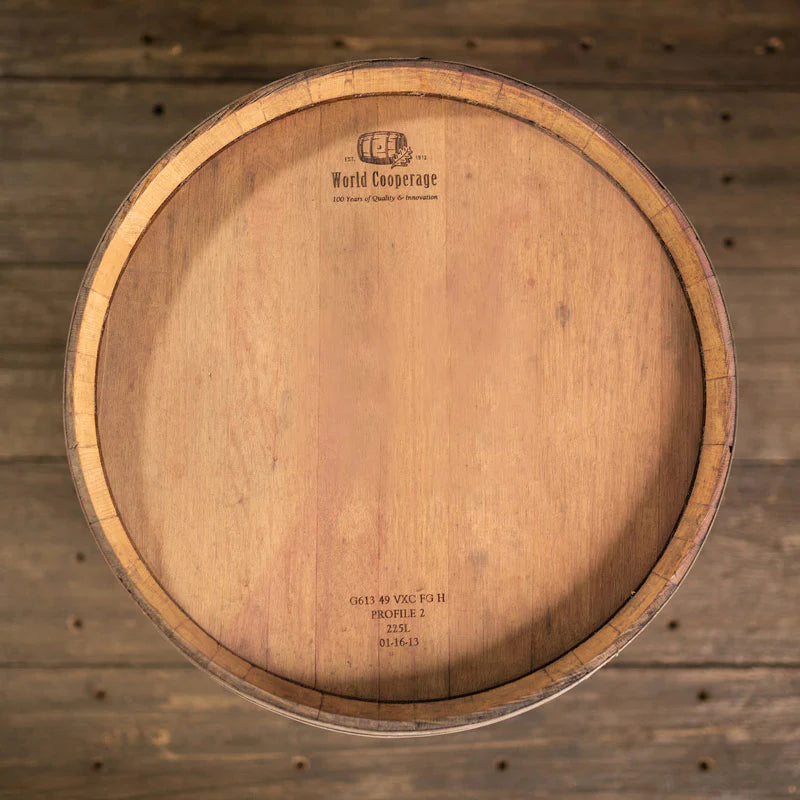 Freshly Emptied Red Wine Barrel