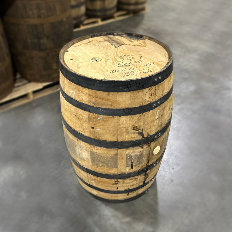 Head and side of a Kings County Peated Bourbon Barrel