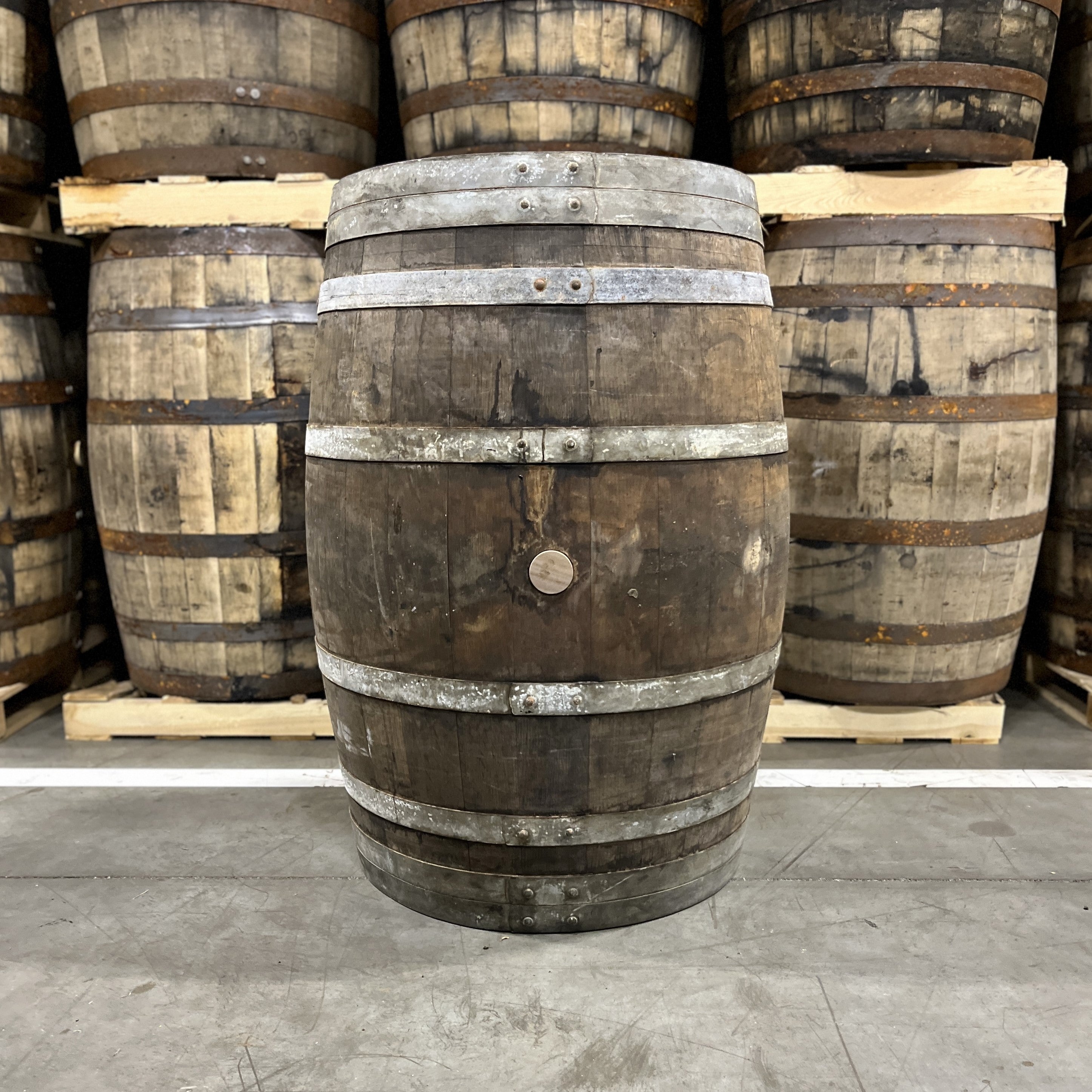 60 Gallon A. Smith Bowman Bourbon Barrel (Ex-Port) - Fresh Dumped