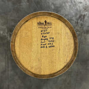 
                  
                    10 Gallon Lonely Oak Rye Whiskey Barrel - Fresh Dumped, Once Used
                  
                