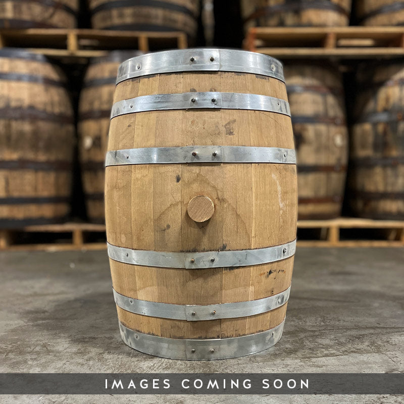 Placeholder image of the side of a barrel with the bung and text Images Coming Soon